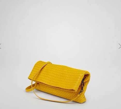 Bottega Veneta Lambskin Tote Bag 1046 yellow